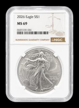Graded American Silver Eagle